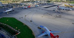 Malta Airport aerial shots