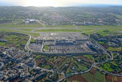Malta Airport aerial shots