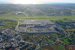 Malta Airport aerial shots