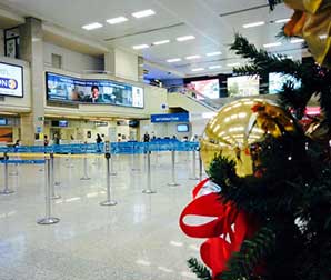 Christmas at Malta Airport