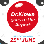 Dr Klown at Malta Airport
