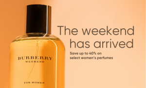 SAVE UP TO 40% ON WOMEN’S FRAGRANCES