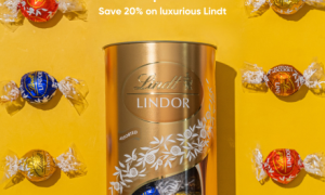 20% OFF LUXURIOUS LINDT