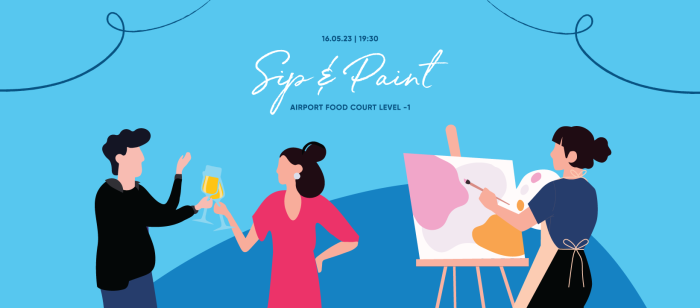titl - Sip and Paint,Airport Food Court,Airport